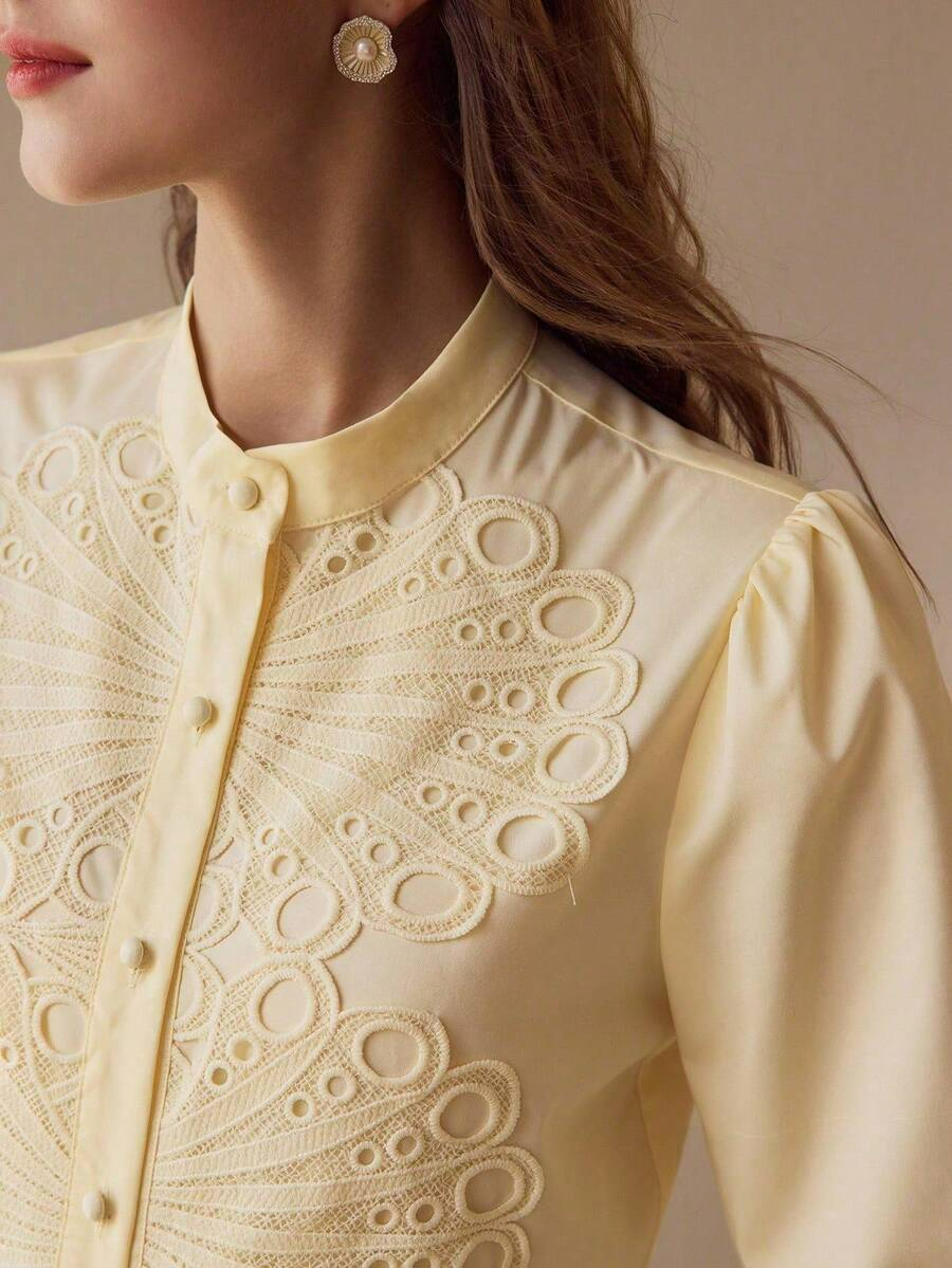 Brisa - Blusa de Encaje Elegante