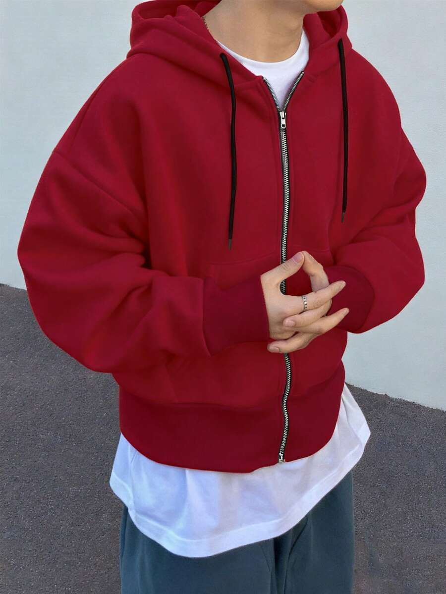 Hugo - Sudadera con Cremallera Estilo Minimalista