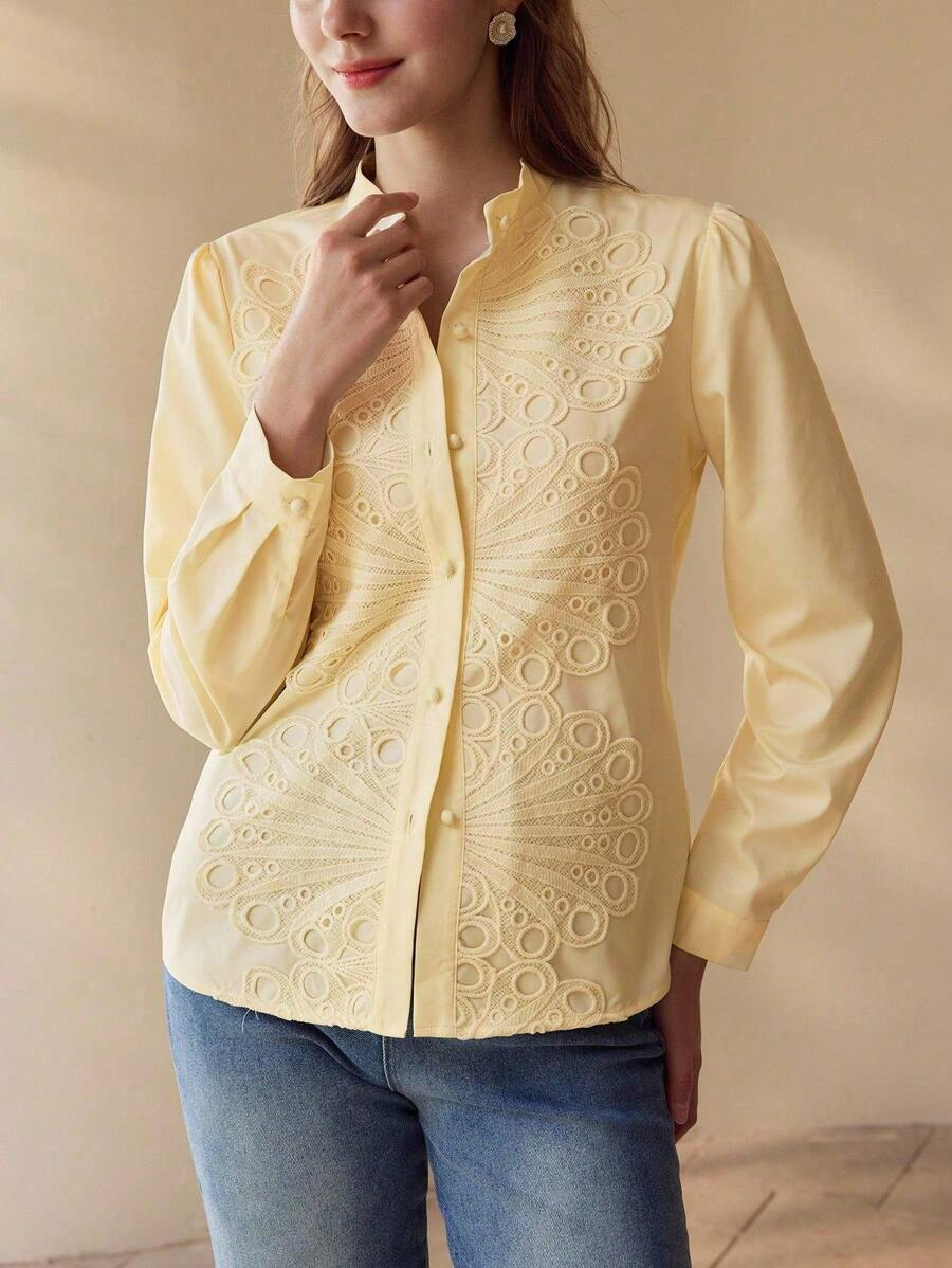 Brisa - Blusa de Encaje Elegante