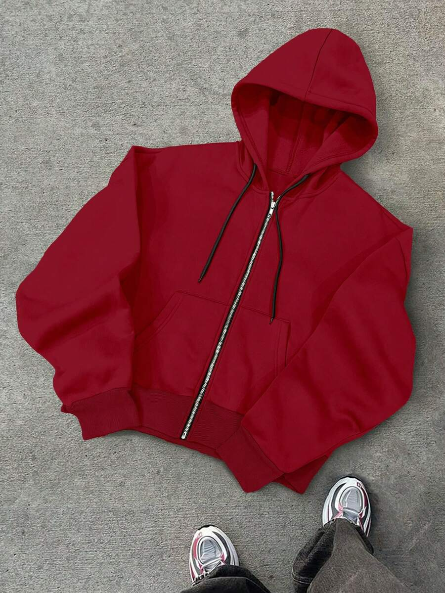 Hugo - Sudadera con Cremallera Estilo Minimalista