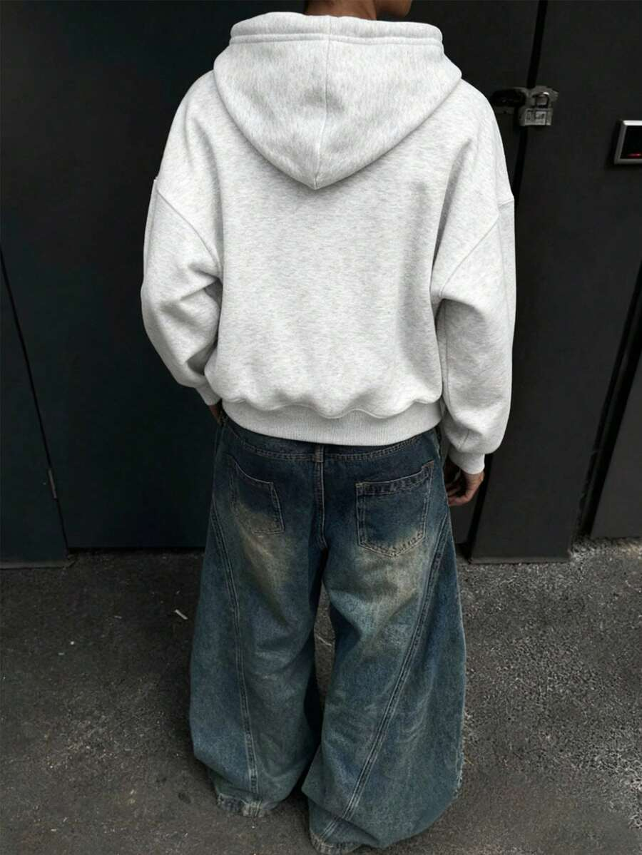 Hugo - Sudadera con Cremallera Estilo Minimalista