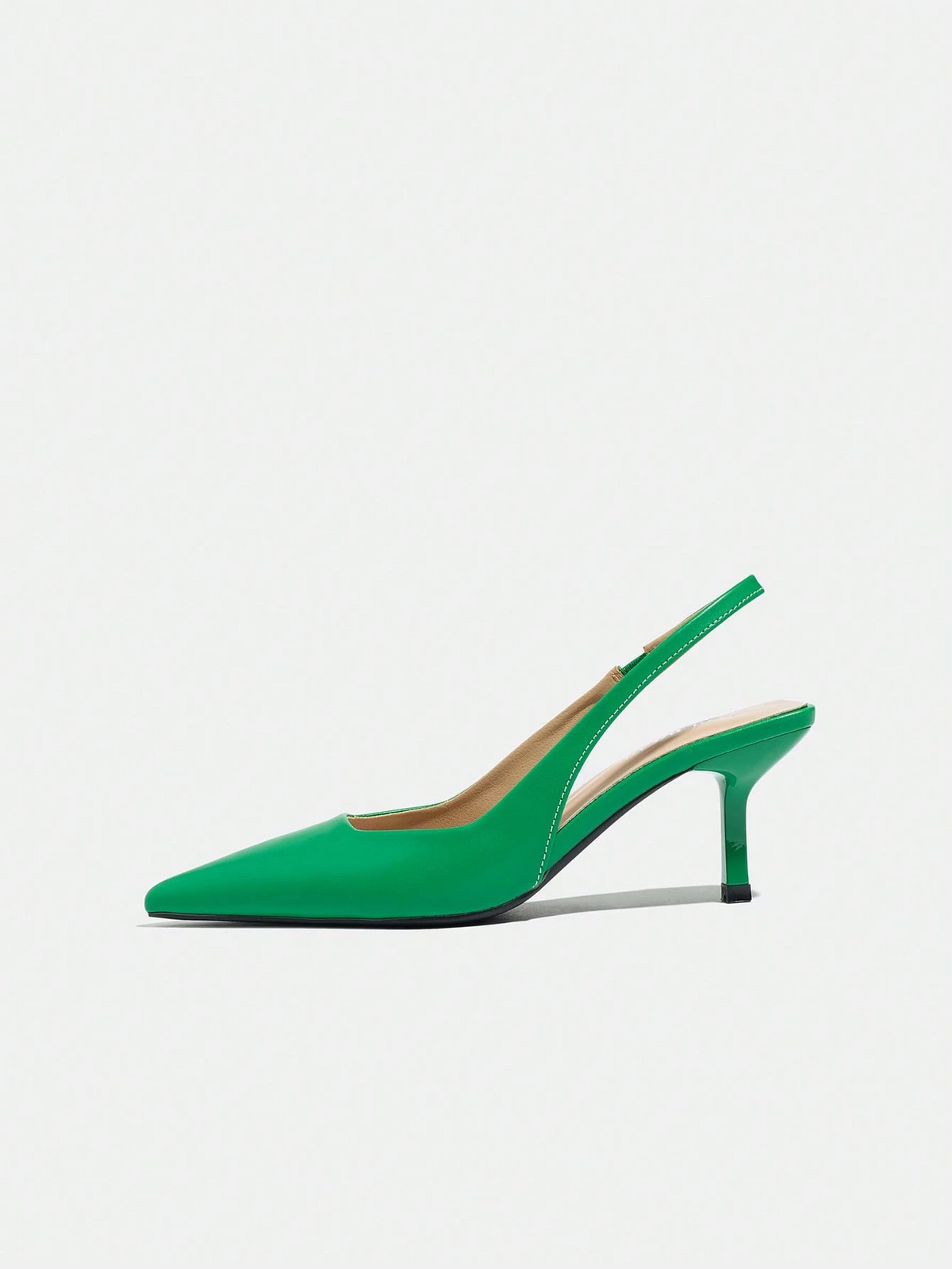 Vega - Slingback de Tacón Kitten con Punta Fina