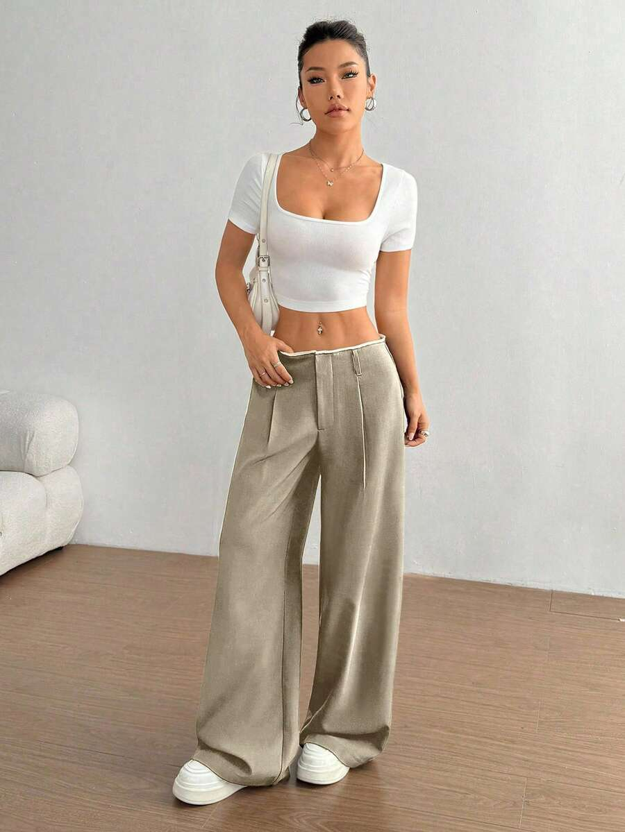 Siena - Pantalón Palazzo Low Waist
