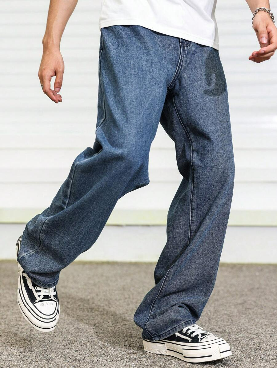 Luca - Pantalón Denim Flow Wide