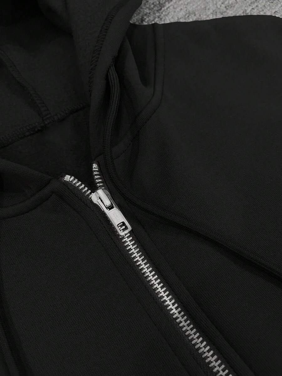 Hugo - Sudadera con Cremallera Estilo Minimalista
