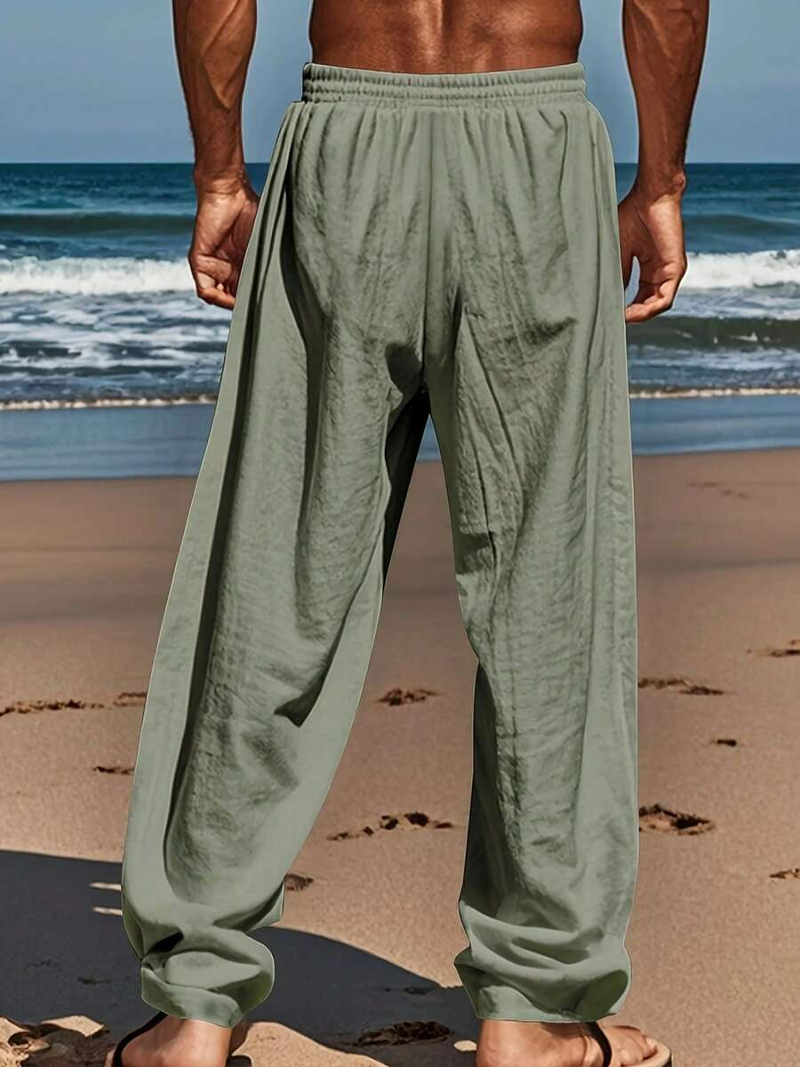Marco - Pantalón Ancho de Lino