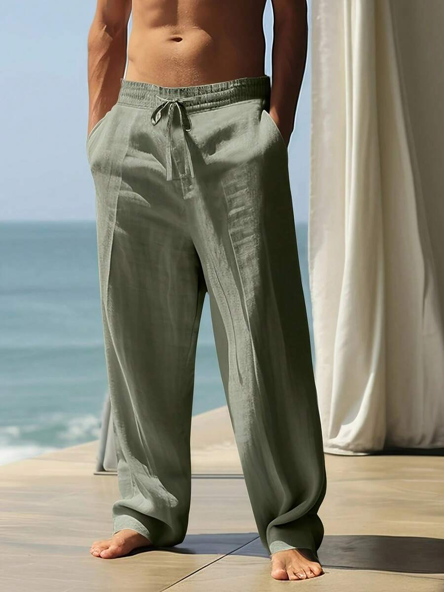 Marco - Pantalón Ancho de Lino