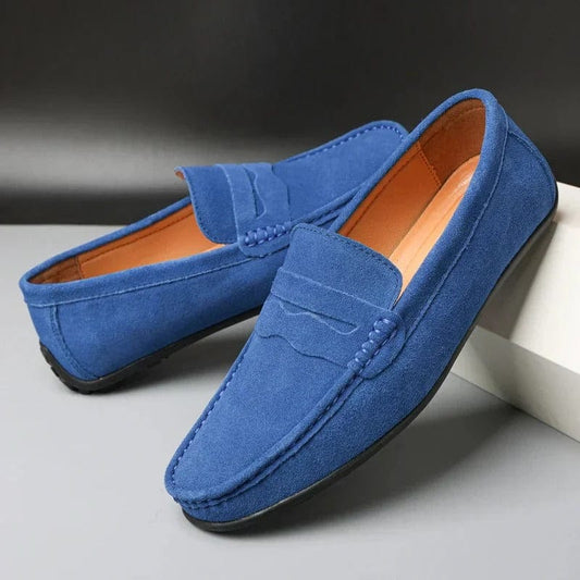 Ricardo | Mocasines de Ante de Estilo Sastre